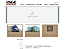 Tablet Screenshot of pageinterworks.com